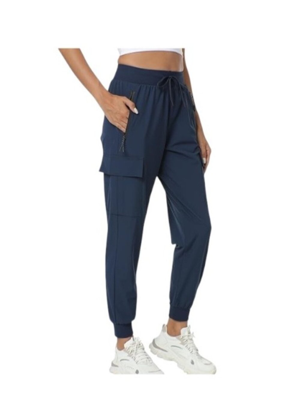 Performance Joggers Navy Blue Size XL Athletic Casual Gym Workout Loungewear